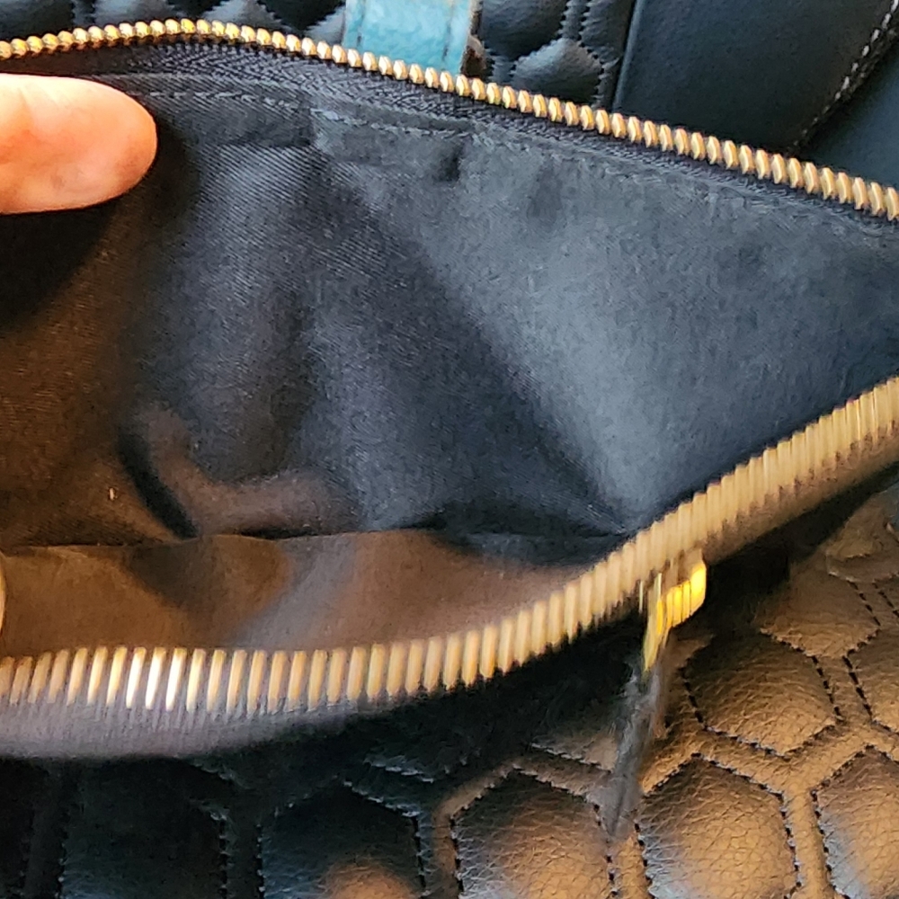 Fossil Multicolor Patchwork Wallet - Teal, Brown,… - image 3